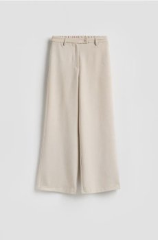 Reserved - Широкі штани - бежевий - 925JJ-08M