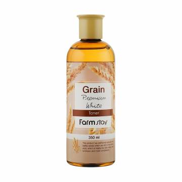 Тонер для лица FarmStay Grain Premium White Toner с экстрактом ростков пшеницы, 350 мл Тонер для лица FarmStay Grain Premium White Toner с экстрактом ростков пшеницы, 350 мл