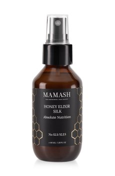 Уценка! Ультрапитательный спрей-терапия для волос Mamash Honey Elixir Silk с органическим медом и маслом маракуйи, 100 мл