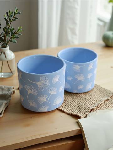 Горщик для квітів 2 pack - light blue Горщик для квітів 2 pack - light blue