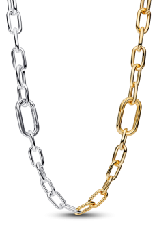 Намисто "Двоколірний ланцюжок з ланками"