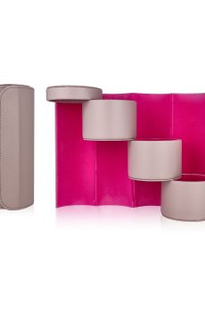 Органайзер для украшений Patricia Ledo тубус, бежевый 18.5*9 см