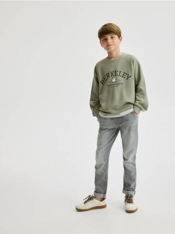 Reserved - Світшот із принтом - світло-зелений - 264DS-70X