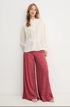 Брюки с примесью льна Hoss Intropia