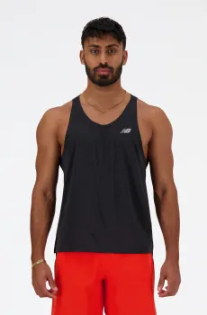 Мужская черная майка Athletics Черный XL New Balance MT41250BK