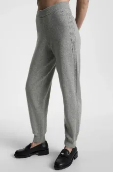 Женские серые джоггеры CABLE DETAIL Серый S Tommy Hilfiger WW0WW39078