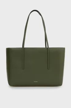 Женская оливковая сумка FOIL LOGO TOTE Оливковый ONESIZE Calvin Klein LV04F3274G
