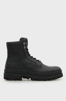 Мужские черные кожаные ботинки ARRON Черный 45 G-Star RAW D28170,01