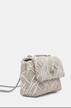 Сумочка Tory Burch Kira Woven Canvas Small