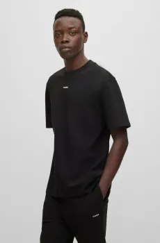 Мужская черная футболка Черный XS HUGO 50488330;001