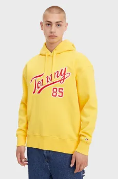 Мужское желтое худи TJM RLXD COLLEGE 85 Желтый L Tommy Jeans DM0DM15711
