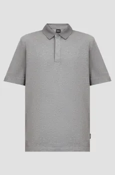 Мужское серое поло Серый L BOSS 50531949;030