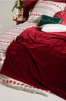 Плед - червоний