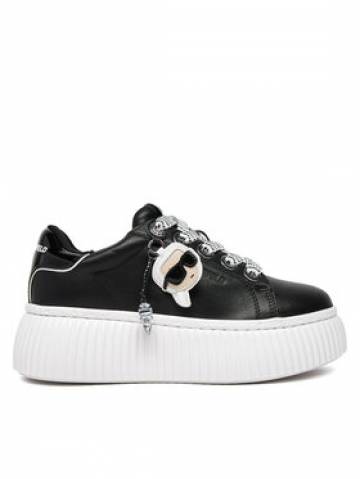 KARL LAGERFELD Снікерcи Krepper Lo KL42376T Чорний KARL LAGERFELD Снікерcи Krepper Lo KL42376T Чорний