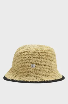 Женская бежевая панама Бежевый L-XL HUGO 50561333;276