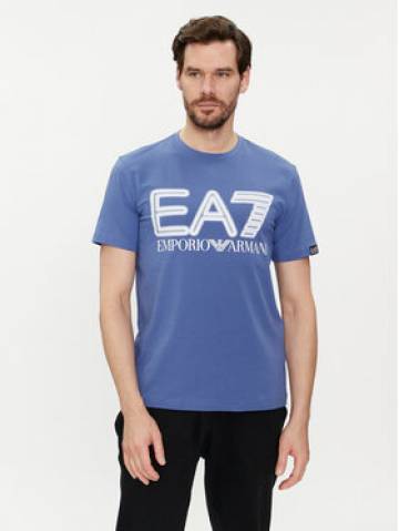 EA7 Emporio Armani Футболка 3DPT37 PJMUZ 1557 Голубий Regular Fit EA7 Emporio Armani Футболка 3DPT37 PJMUZ 1557 Голубий Regular Fit