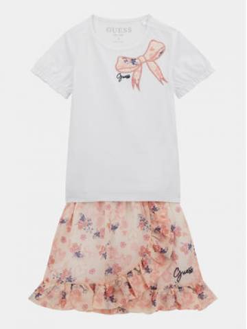 Guess Набір футболка та спідниця K4RG02K6YW0 Білий Regular Fit Guess Набір футболка та спідниця K4RG02K6YW0 Білий Regular Fit