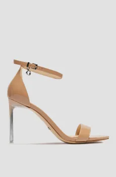 Женские бежевые босоножки Бежевый 39 Guess FLJSHY.PAT03;NATU