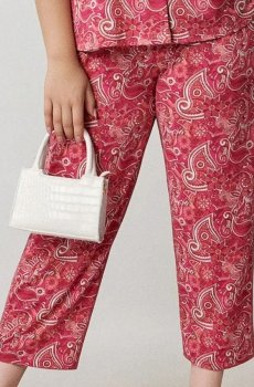 Штани Plus Size - фуксія
