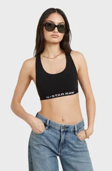 Женский черный топ Bralette Черный S G-Star RAW D23776,D516