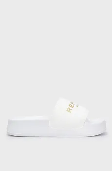 Женские белые слайдеры NEW LOTTY Белый 36 Replay GWF1H .000.C0021S