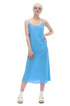 Cropp - Сукня на бретельках - блідо-блакитний