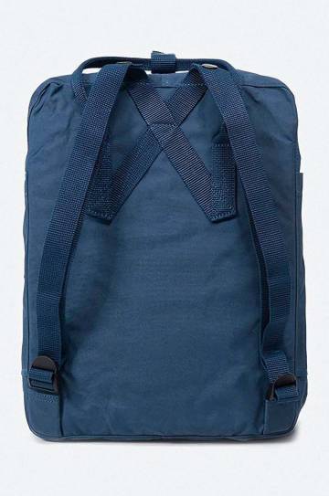 Рюкзак Fjallraven Kanken цвет синий большой с аппликацией F23510.540-540 Рюкзак Fjallraven Kanken цвет синий большой с аппликацией F23510.540-540