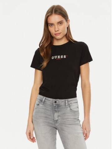 Guess Jeans Футболка W5RI54 J1314 Чорний Regular Fit Guess Jeans Футболка W5RI54 J1314 Чорний Regular Fit