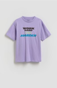 Reserved - Футболка з принтом - фіолетовий - 967IS-45X
