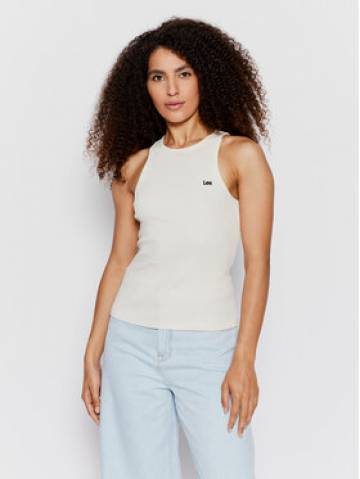Lee Топ Ribbed L44QUXNQ 112145176 Бежевий Regular Fit Lee Топ Ribbed L44QUXNQ 112145176 Бежевий Regular Fit
