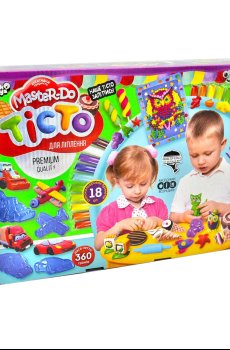 Детский набор теста для лепки Danko Toys Master Do, 18 цветов, от 3 лет (TMD-03-05)