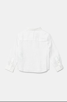 Льняная рубашка для младенцев Emporio Armani