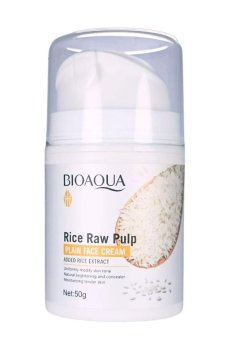 Крем для лица Bioaqua Rice Raw Pulp Plain Face Cream, 50 г (с дозатором)