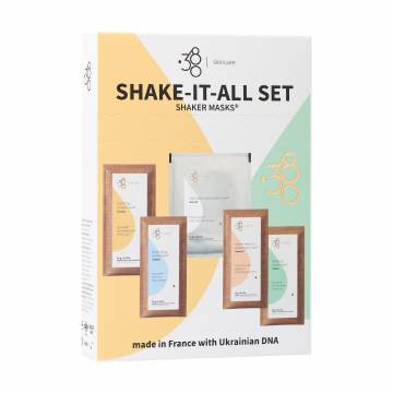 Набор шейкерных масок для лица 380 Skincare Shake-It-All Set, 5 шт Набор шейкерных масок для лица 380 Skincare Shake-It-All Set, 5 шт