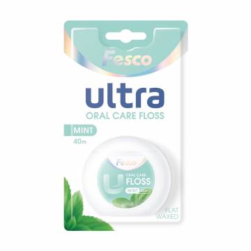 Зубная нить Fesco Ultra Oral Care Floss Mint, 40 м