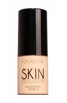Уценка! Тональная основа-флюид для лица Focallure Skin Evolution Fluid Foundation SPF 15, 01 Alabaster, 30 мл