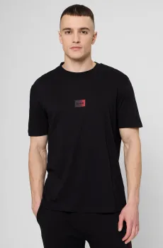 Мужская черная футболка Черный L HUGO 50553124;001