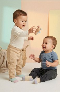 Трикотажні джогери, 2 пари - бежевий