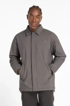 Мужская графитовая куртка Coaches Jacket Серый 35-38 New Balance MJ43504ACK