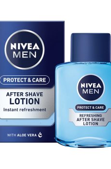 Мужской лосьон после бритья NIVEA MEN Защита и уход, увлажняющий, защита от сухости кожи, 100 мл