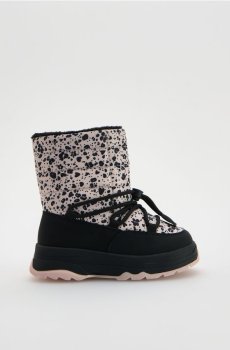 Reserved - Утеплені зимові черевики на шнурівці - чорний - 602GG-99X