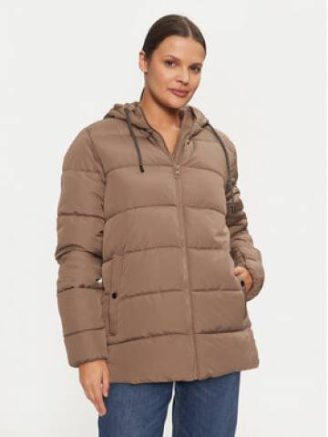 Fransa Пуховик Mabelle 20613793 Коричневий Regular Fit Fransa Пуховик Mabelle 20613793 Коричневий Regular Fit
