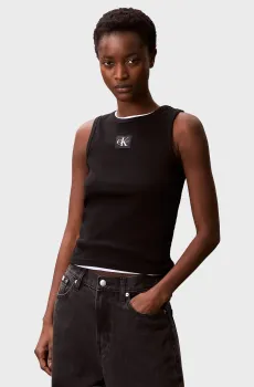 Женская черная майка A - WOVEN Черный S Calvin Klein Jeans LV047C201G