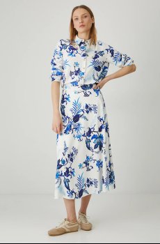 Юбка из смесового льна Medicine