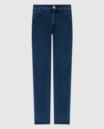 Черные джинсы с фактурным логотипом