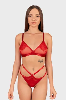 Женский красный бюстгальтер Красный L brabrabra SLZ26301014