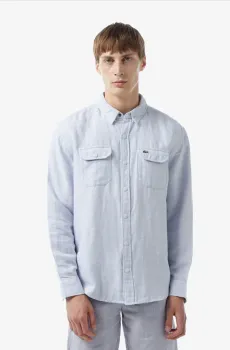 Мужская голубая рубашка Голубой 41 Lacoste CH0327J2G