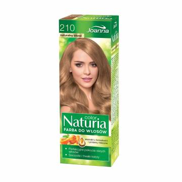 Краска для волос Joanna Naturia Permanent Color Cream 210 Natural Blond, 100 мл Краска для волос Joanna Naturia Permanent Color Cream 210 Natural Blond, 100 мл