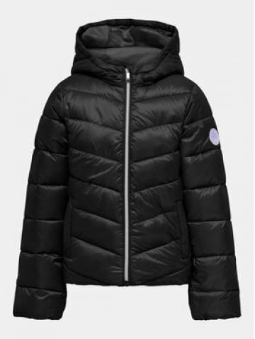 Kids ONLY Пуховик Talla 15310783 Чорний Regular Fit Kids ONLY Пуховик Talla 15310783 Чорний Regular Fit