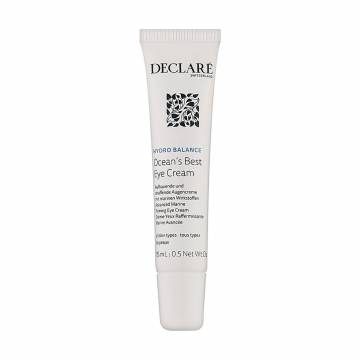 Крем для кожи вокруг глаз Declare Hydro Balance Oceans Best Eye Cream с морским коллагеном, 15 мл Крем для кожи вокруг глаз Declare Hydro Balance Oceans Best Eye Cream с морским коллагеном, 15 мл